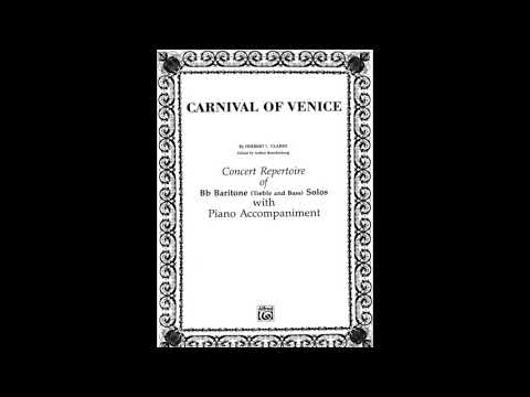 Clarke Carnival of Venice (A=440) "Karaoke - Accompaniment"