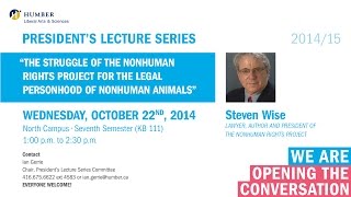 President's Lecture Series: Steven Wise