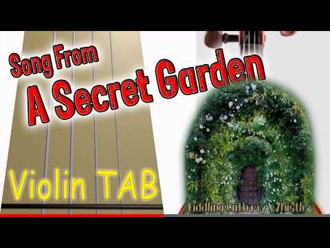 Song From A Secret Garden - The Things You Are To Me - Violin - Play Along Tab Tutorial