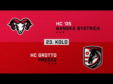 23.kolo HC 05 Banská Bystrica - HC Grotto Prešov HIGHLIGHTS