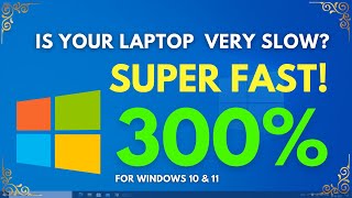 My Laptop is very slow Windows 10 - Make Windows 10 300% Faster for Free