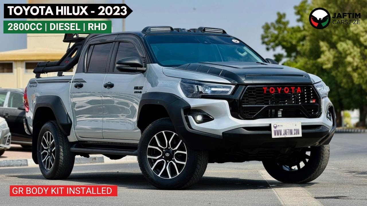 Toyota Hilux MODIFIED TO GR SPORTS | POWER SEATS | AUTOMATIC TRANSMISSION | 2023 | 2.8L DIESEL ENGINE | SILVER BO video