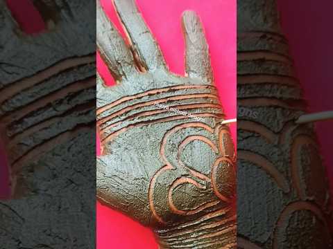 Latest stylish fronthand mehndi design || simple shaded mehndi design || mehndi design #shorts