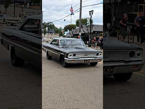Thumbnail for 1963 Ford Galaxie 500 Classic Car Drive By Engine Sound Utica's Gasoline Alley 2024 by Ford Galaxie