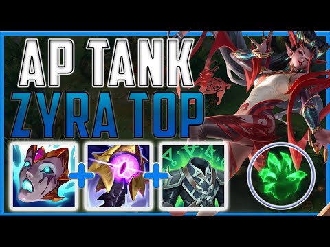 Jak'sho AP tank Zyra is one of my FAVOURITE off-meta picks!! - Zyra Top | Season 14 LoL