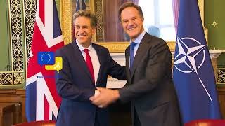 Rutte Meets Ed Miliband in London — NATO, Ukraine and European Security in Focus