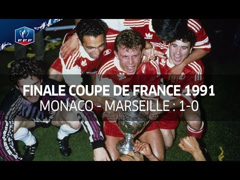 Finale Coupe de France 1991 : Monaco - Marseille (1-0) I FFF 2017