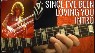 Since I've Been Loving You Intro by LED ZEPPELIN - Guitar Lesson - Jimmy Page