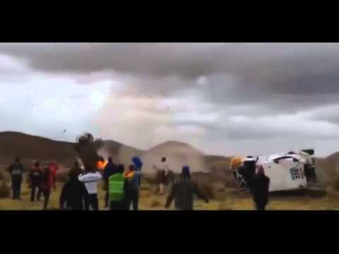 Double Accident in the Rally Dakar 2015 Mercedes SAM and The Hammer Racing