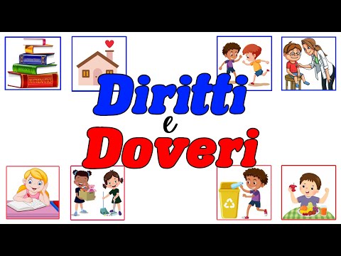 📚 DIRITTI e DOVERI: qual è la differenza? Non ci sono solo diritti, ma anche  REGOLE da rispettare ⚖