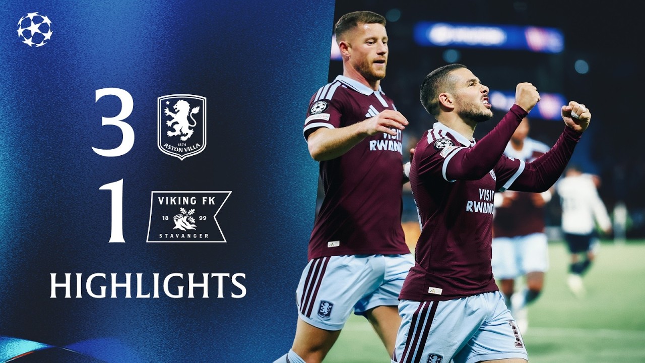 Aston Villa FC 3 - 1 Viking FK highlights