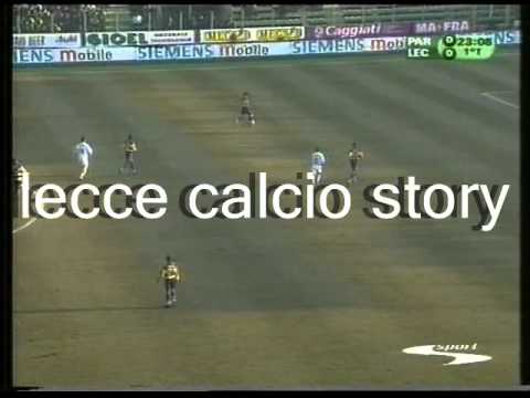 Parma-LECCE 1 a 1 del 13 gennaio 2002 (telecronaca primo tempo)