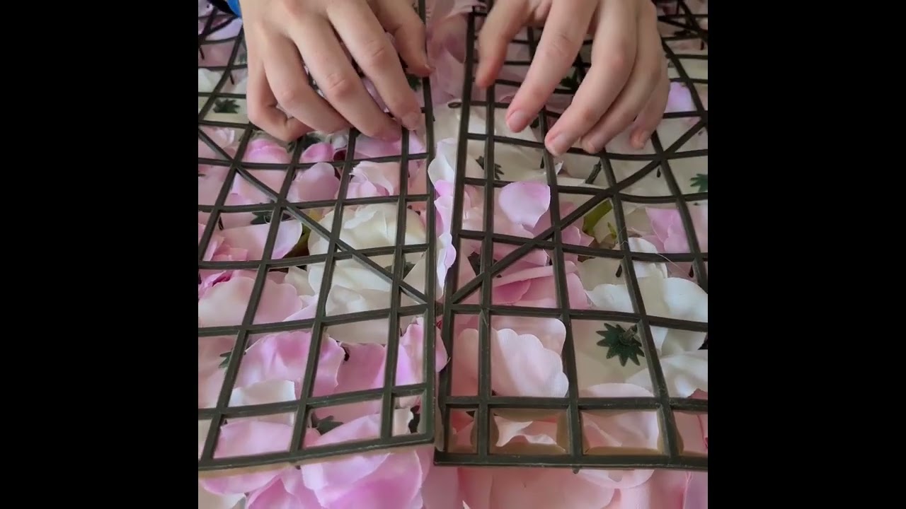 Quick and Easy Steps to Join Your Artificial Flower Wall Panels Together