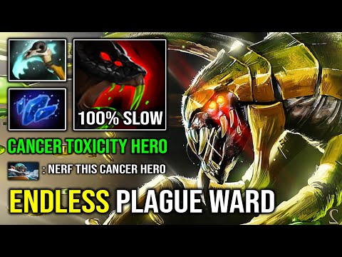 How to 100% Delete Offlane in 7.32d with Toxicity Slow Venomancer Most Imba Hero Dota 2