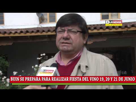 BUIN SE PREPARA PARA REALIZAR FIESTA DEL VINO 19, 20 Y 21 DE JUNIO