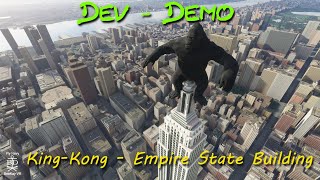 BeeKay animated King-Kong on the Empire State Building video