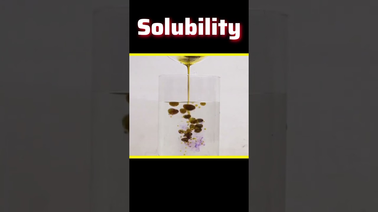 Solubility #vigyan #physics #shorts