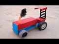 How To Make A Diy Cardboard Model Tractor With DC Motor Homemade Science Craftingartfulhands
