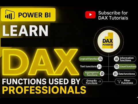 Power BI DAX Full Course(5 Hours)|Learn All DAX Functions Step-by-Step| FREE Sample File and DAX PPT