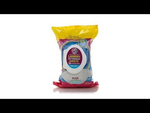 S2O 100count Enhanced Laundry Sheets  Fresh Scent