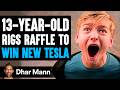 14-Year-Old RIGS RAFFLE TO WIN New TESLA, What Happens Next Is Shocking | Dhar Mann Studios