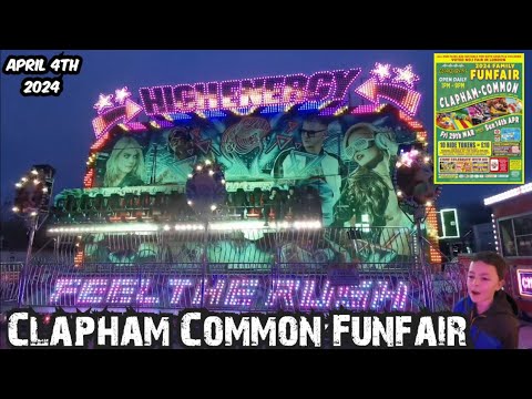 Clapham Common Funfair LONDON Vlog! 4/4/24