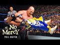 FULL MATCH Rey Mysterio Vs Kane WWE No Mercy 2008