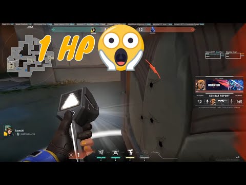 200 IQ 1 HP clutch | 1v4 | Valorant