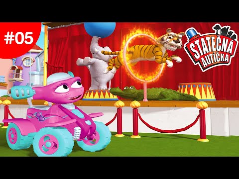 Statečná autíčka - Klaudinka a minicirkus | Kreslené pro Děti | Animované pro Děti