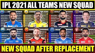 IPL 2021 UAE : All Teams Confirmed Squad | Final Squad of All Team for IPL 2021 UAE | IPL Final Team