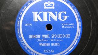 DRINKIN' WINE SPO-DEE-O-DEE by Wynonie Harris R&B