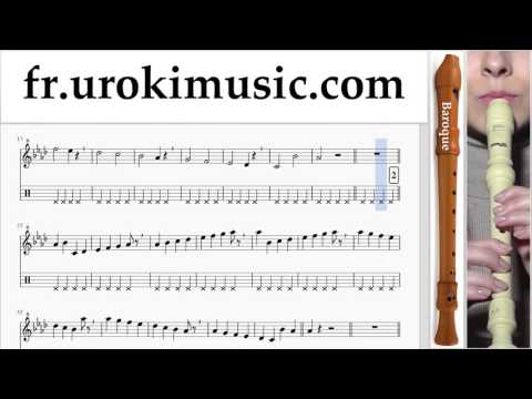 Cours de Flute à bec (B.) The Chainsmokers ft. Halsey - Closer Partie#1 um-829