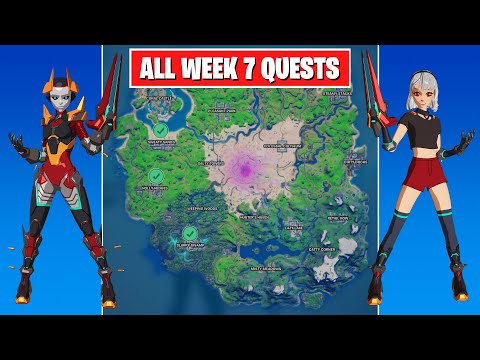 All Week 7 Epic and Legendary Quests Guide (283,000 XP)! - Fortnite Chapter 2 Season 5