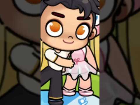 JAX IS JEALOUS! 😱💔WHEN THE BALLET BOY HOLDS NINA’S WAIST... 😮💔 #avatarworld  #tocaboca #shorts
