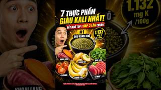 7 loại thực phẩm giàu Kali