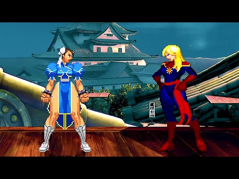 Chun Li vs. Captain Marvel - The Heroines Battle