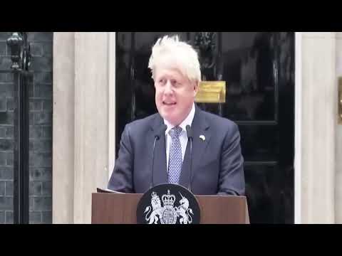 UK Prime Minister Boris Johnson delivers resignation speech - Northern News Network