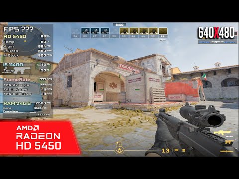 Counter-Strike 2 on the Radeon HD 5450...