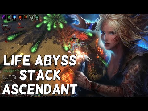 EK/Stormburst Life Abyss Stacking Ascendant Build