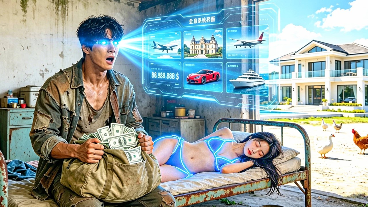بعد أن ضربه الأشرار، حصل الشاب الفقير على نظام خارق، ربح الملايين وتزوج حبّه الأول!