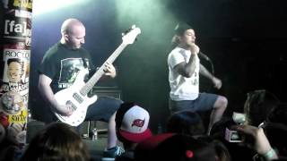 Through the eyes of the dead "Force fed trauma" live @Texas independence fest