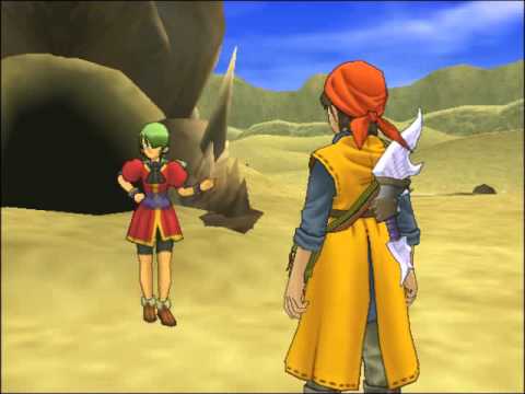 148 Dragon Quest 8 Cut-scene - Meeting Carrie at the Dragon Graveyard