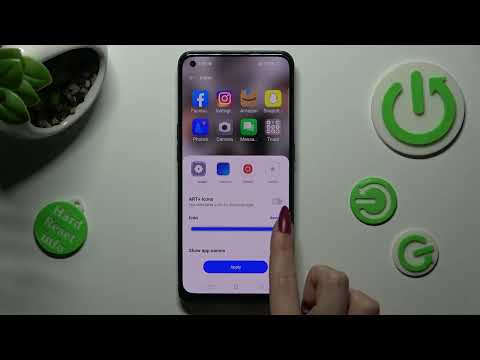 How to Change the App Icons Size on an OPPO Reno 8T