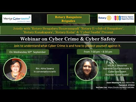 2020 09 30 Cyber Crime and Cyber Safety