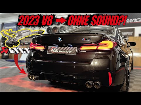 AKRAPOVIC Abgasanlage ECE TITAN passend für BMW M5 F90 Competition 2023 LCI 2 mit OPF
