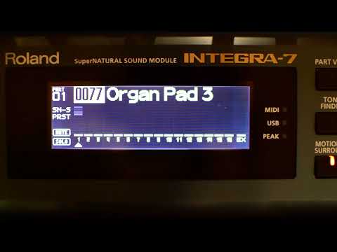 Roland Integra 7 Synth Pads/Strings (No Talking)