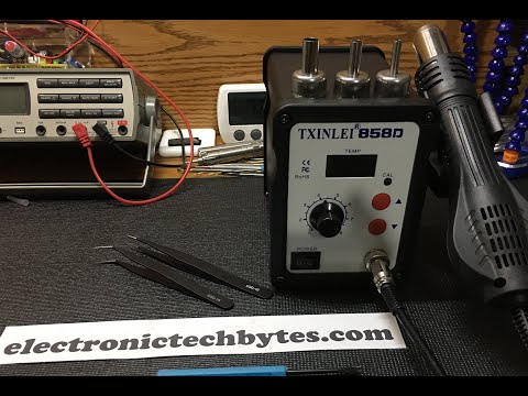 TXINLEI 858D Hot Air rework Station Unboxing.