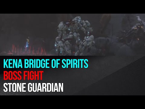 Kena Bridge of Spirits - Stone Guardian Boss Fight