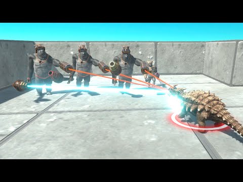 UPGRADE SCIMITARILLA & GHOR HUMMER vs EVERY UNIT   Animal Revolt Battle Simulator