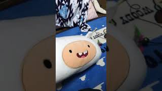 アドベンチャータイム。フィンのクッションで遊んで欲しいけど、、興味ないみたい。今日のらにとぽんず。2018.12.12